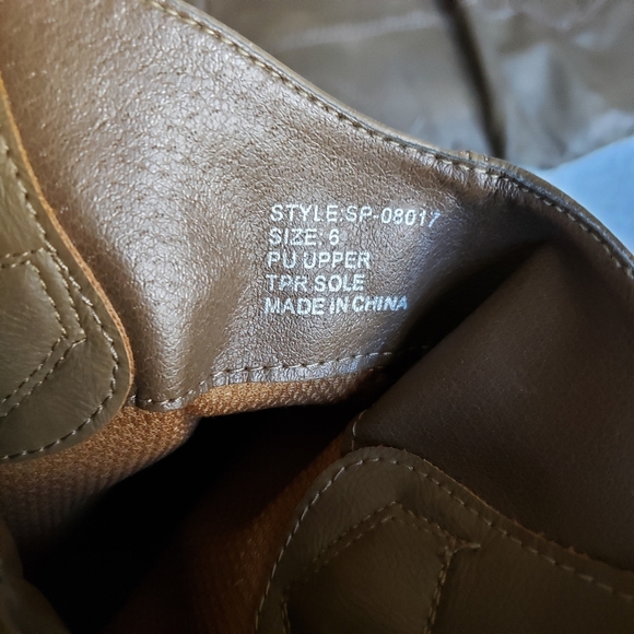 Wet Seal western boot woman's size 6.5 faux leather tan - Picture 5 of 9